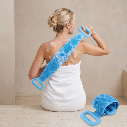 Double-Sided Silicone Back Scrubber