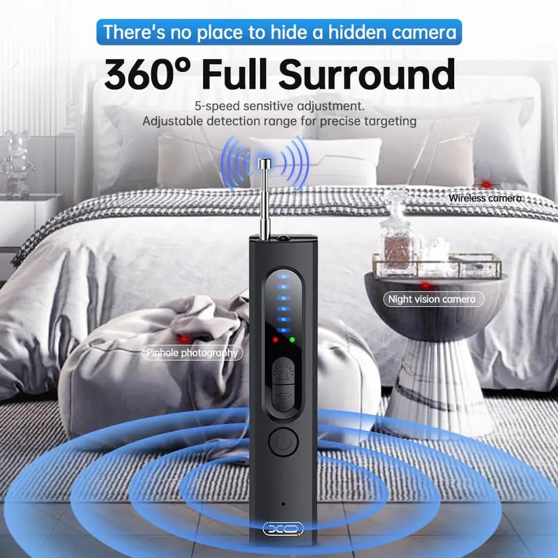 【Protecting your privacy】 Hidden Camera Detectors, GPS Tracker Detector and RF Signal Scanner,  Find Out Hidden GPS Trackers
