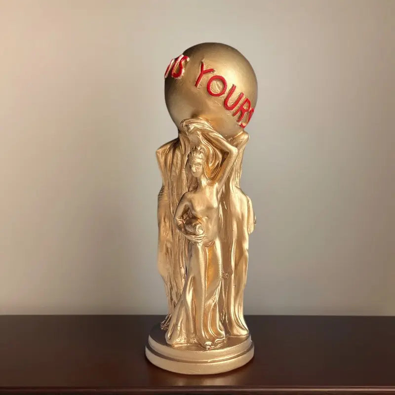Elegant Resin Goddess Sculpture Figurine