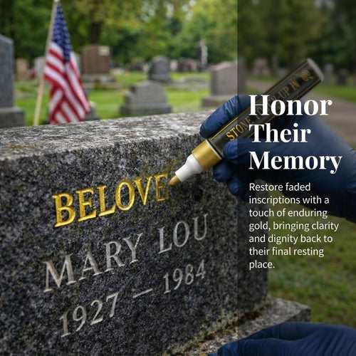 Gold Engraving Marker – Restore Faded Inscriptions with Care ✨