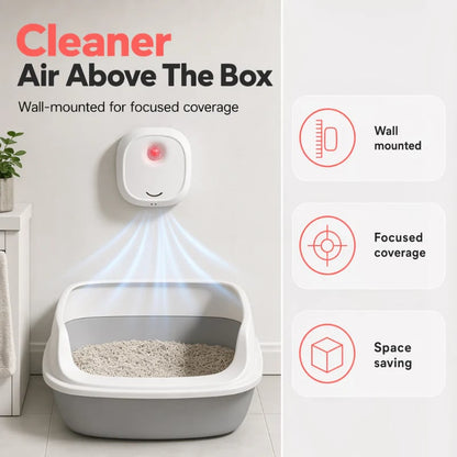 🎉🔥 49% OFF! 🌬️Say goodbye to unpleasant odors with it! Smart Quiet Pet Odor Eliminator