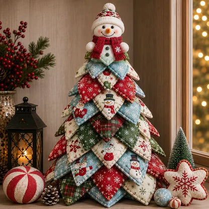 🔥Limited Time Offer 50% OFF - 🎄🧵DIY Quilted Christmas Tree Kit – Handmade Fabric Holiday Tabletop Tree Decor