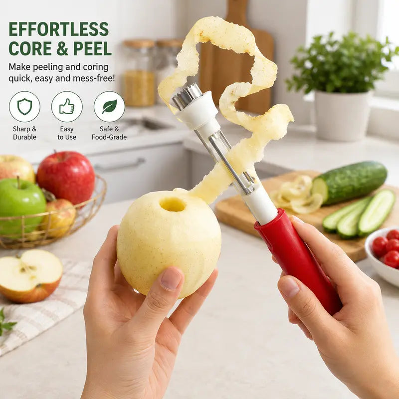 2 in 1 Apple Corer and Peeler