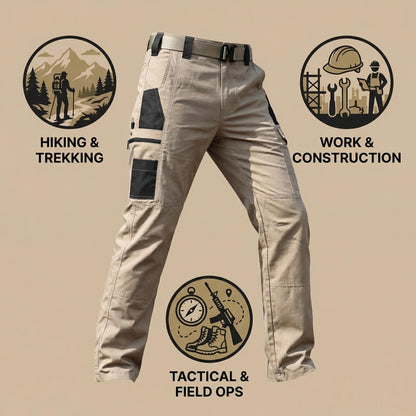 Indestructible Tactical Pants - Ripstop & Water-Resistant Work Cargoes