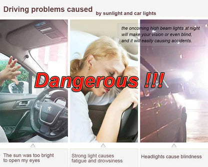 🚗Sun Visor for Car Universal Anti-Glare Polarized Visor Extender