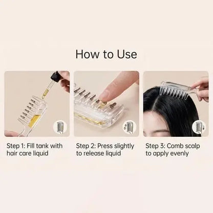 Scalp Liquid Applicator Comb