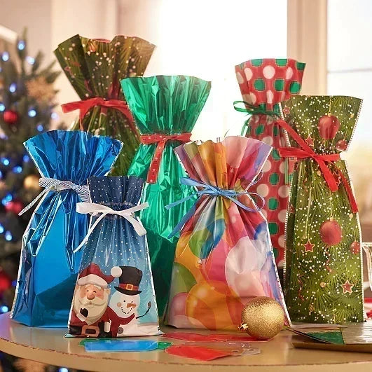 🏆50K+ SOLD! 🔥Christmas Sale 48% OFF🎅Drawstring Christmas Gift Bags (Biodegradable)