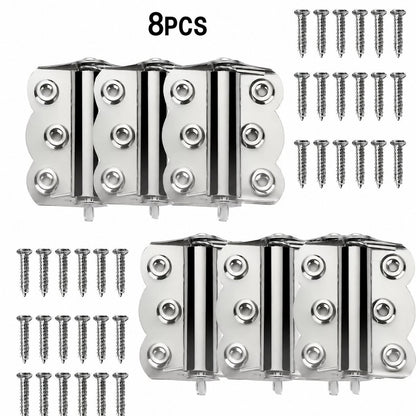 🔥LAST DAY 49% OFF - 🛠️🚪Stainless Steel Spring Butterfly Hinges, Self Closing Door Hinges