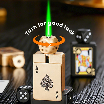 🔥Stress-Relief Rotating Dice Lighter