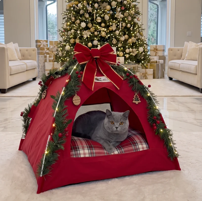 🔥50% OFF THIS WEEK! 🎄 Give Your Pet Their Own Magical Christmas Hideaway! ✨