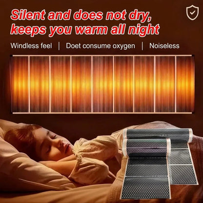 🎉3-Second Rapid Heating Honeycomb Graphene Far-Infrared Ceramic Wall Heater | Low Noise, Energy Efficient Indoor Wall Mount Space Heater