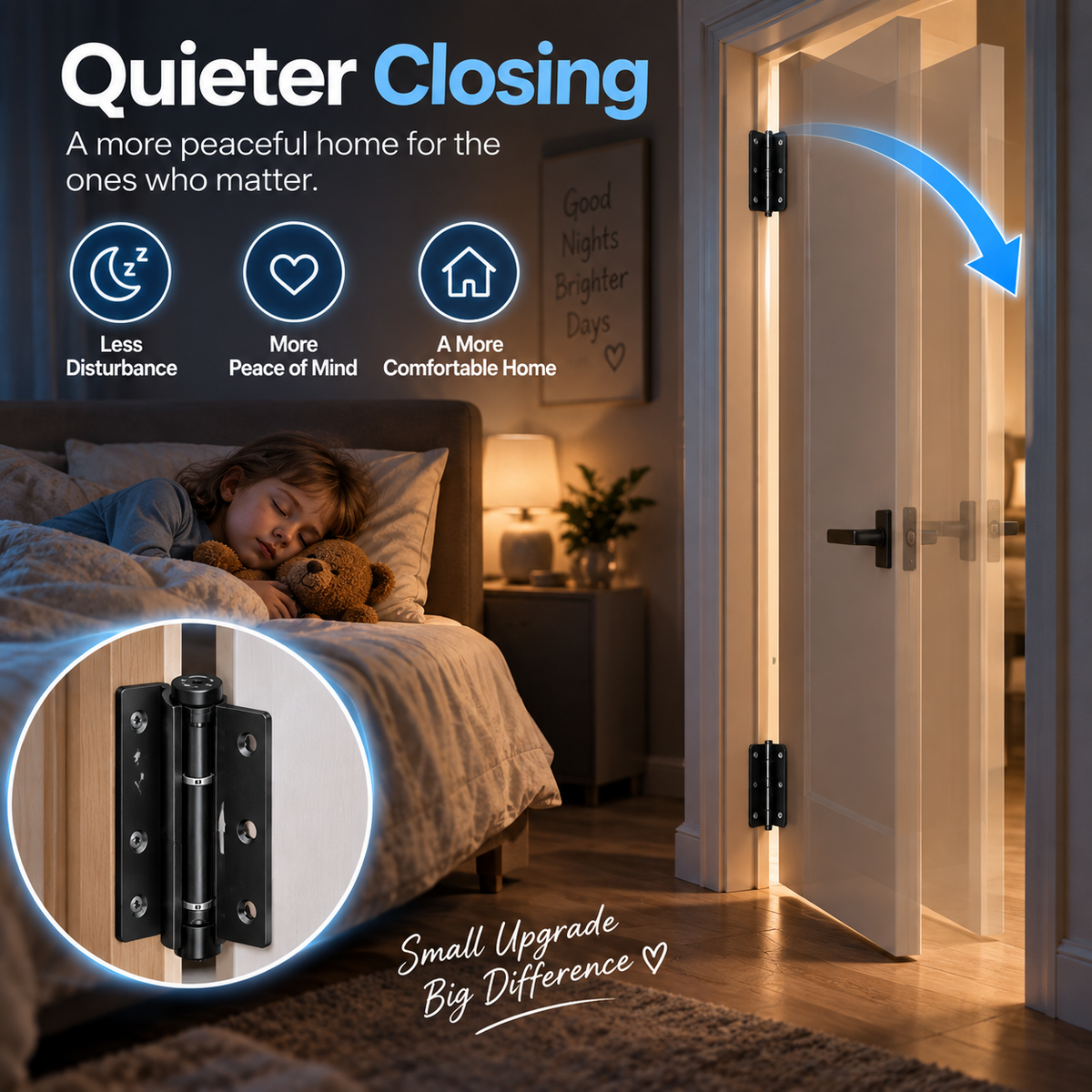 🚪 Soft-Close Self-Closing Door Hinge – Smooth, Controlled & Quieter Closing