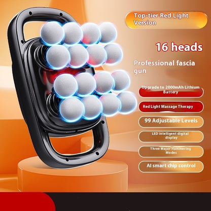 🔥Professional Electric Massager with 16 Heads – Deep Relief for Neck, Back and Legs