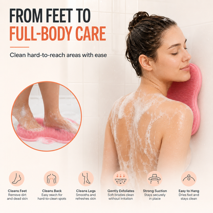 Shower Foot & Back Scrubber Massage Pad