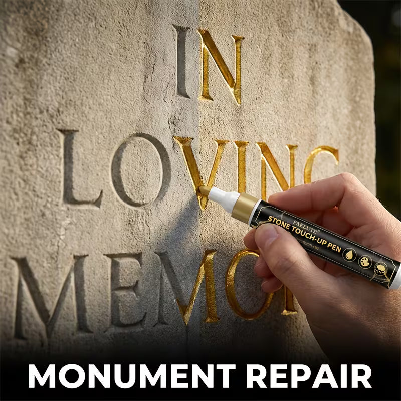 🐦Golden Tombstone Marker Pen for Restoring Faded Grave Inscriptions