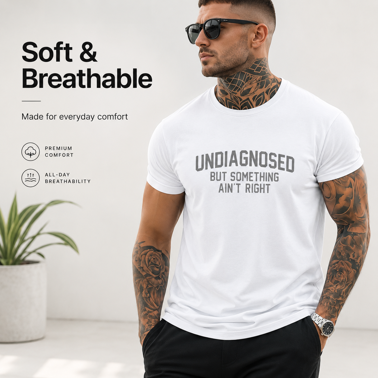 Undiagnosed But Something Ain't Right T-Shirt🤯📣