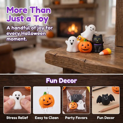 Halloween Squishies Stress Relief Toy Set