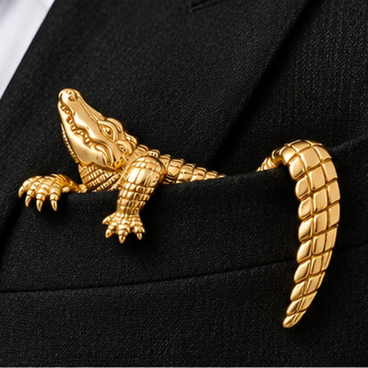 ✨ Luxury Sculpted Animal Brooch – Premium Statement Piece for Men & Women’s Suits & Blazers