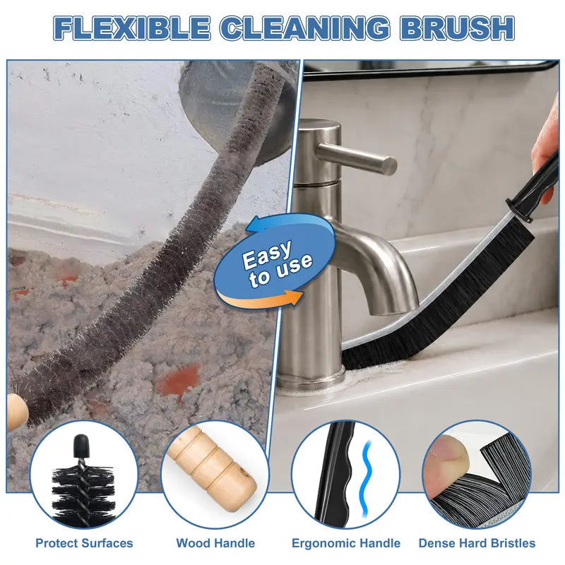 5 Pieces Dryer Vent Cleaner kit