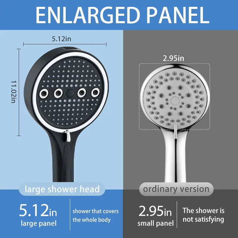 Powerful 6-Mode Handheld Shower