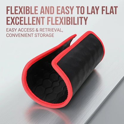 Magnetic Tool Mat & Holder | 12.8"x9.8" Flexible Magnetic Tray for Garage Workshop, Scratchproof PVC Surface with Non-Slip Grip | Auto Repair, Toolbox Organizer for Mechanics & DIY fathersdaygift