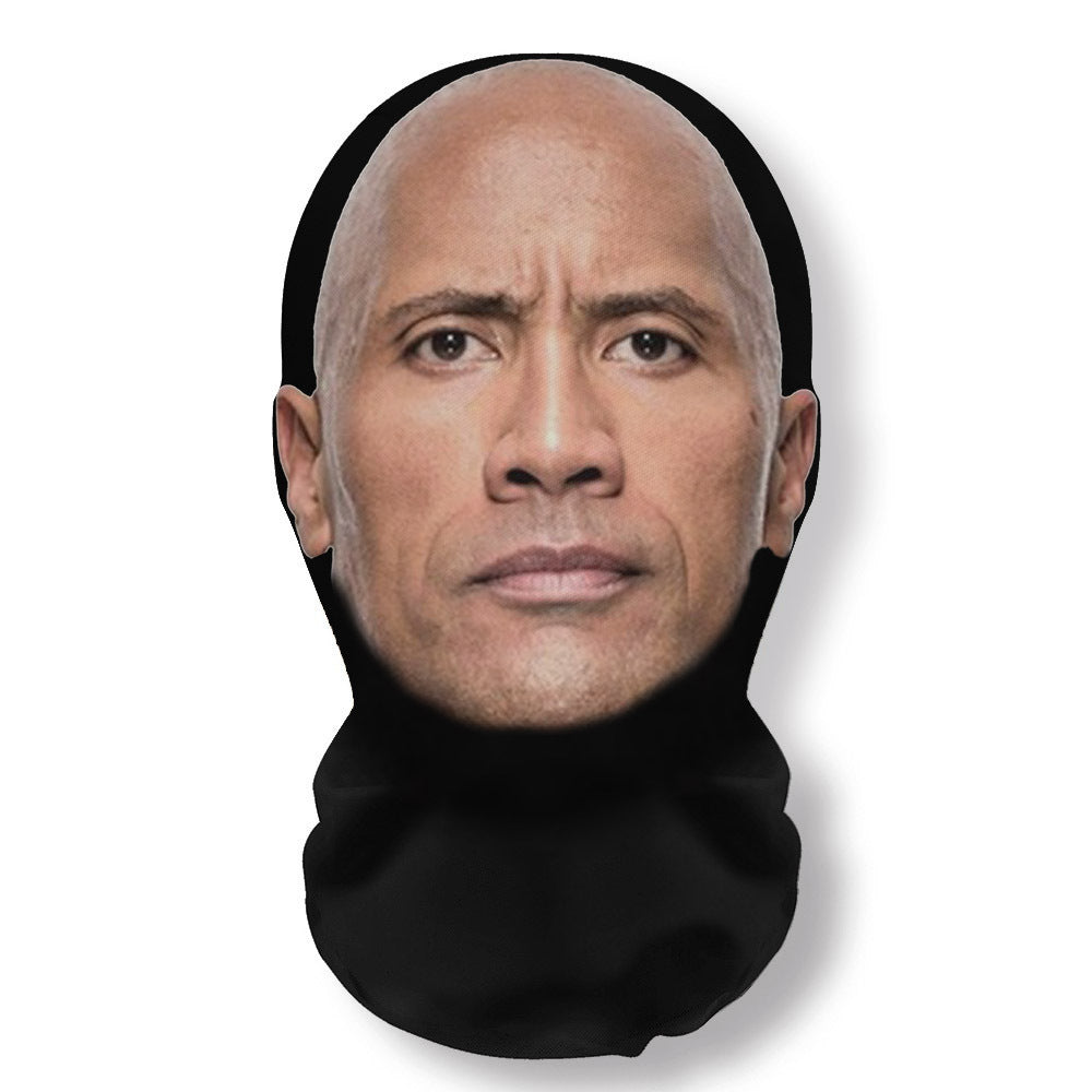 🤣3Pcs Funny Printed Full Face Mesh Mask – Breathable Cosplay Hood for Parties & Street Style！