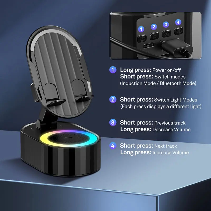 5-in-1 Wireless Smartphone Speaker Bluetooth