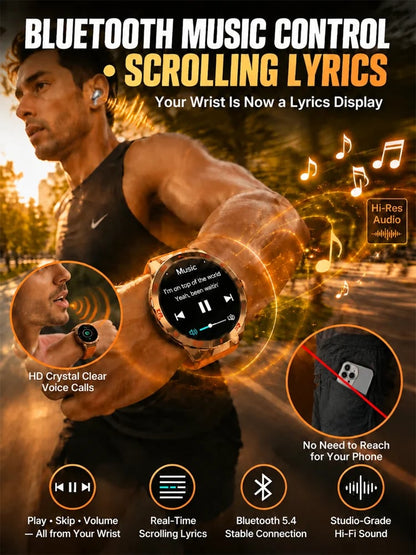 Stylish multi-functional sports monitoring watch