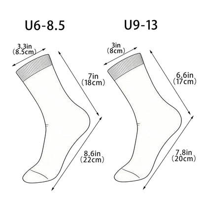 2 Pairs Retro Mexican Pride Crew Socks - Gold Embroidered Striped Streetwear Socks