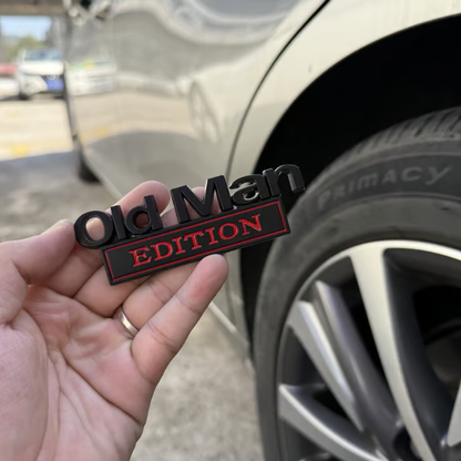 New Year Hot Sale  - 🚗 Old Man Edition Car Emblem
