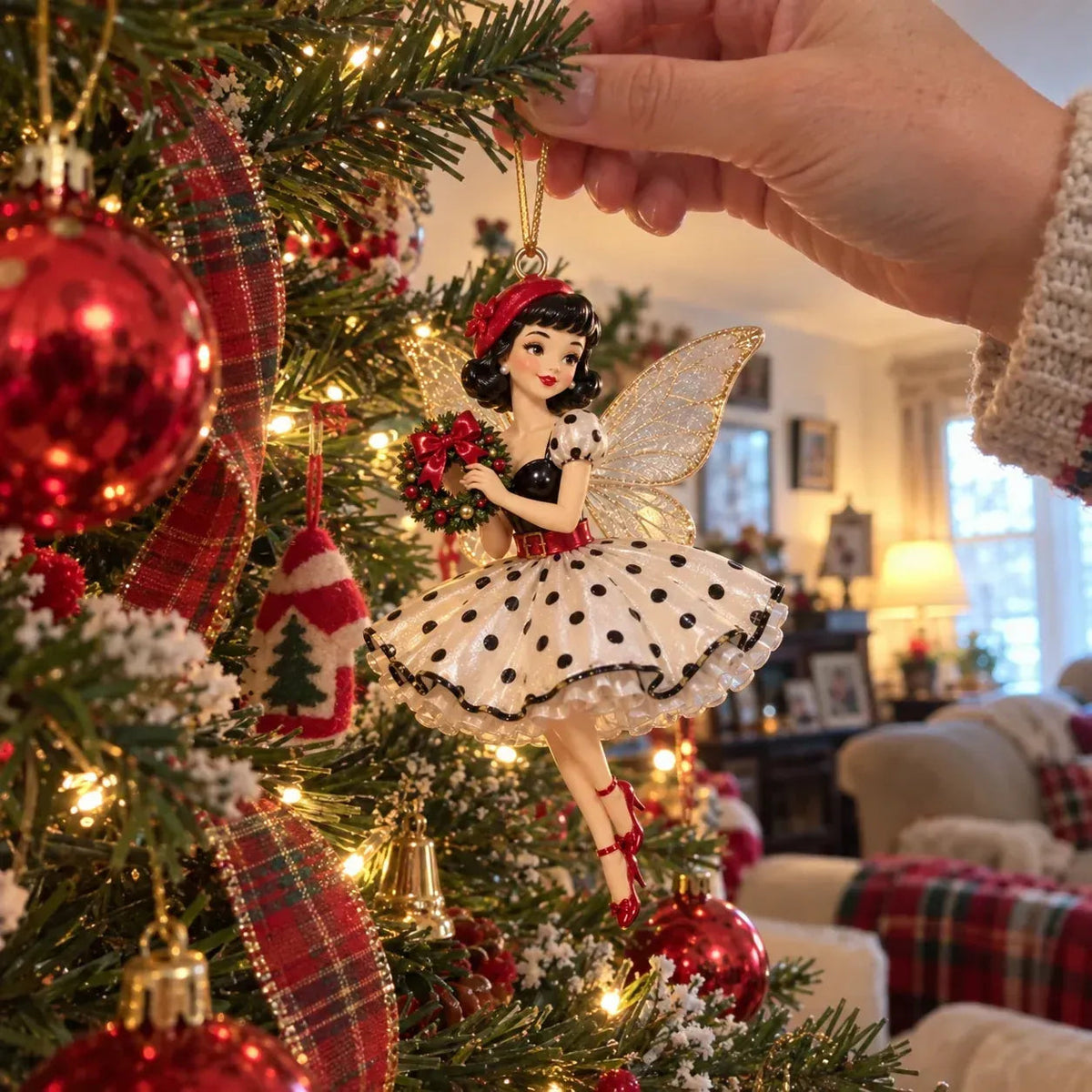 🧚‍♀️Vintage Fairy Christmas Ornaments – A Touch of Old-Fashioned Magic