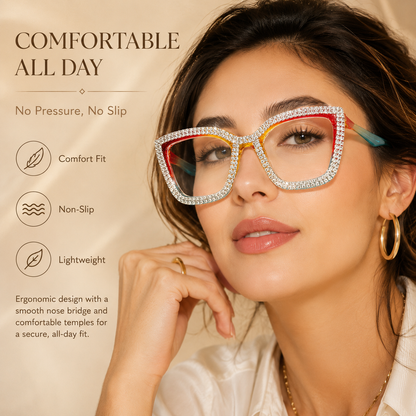 👓Fashion Modern Look Trending Eyeglasses Cat-Eye Anti-Blue Light Reading Glasses