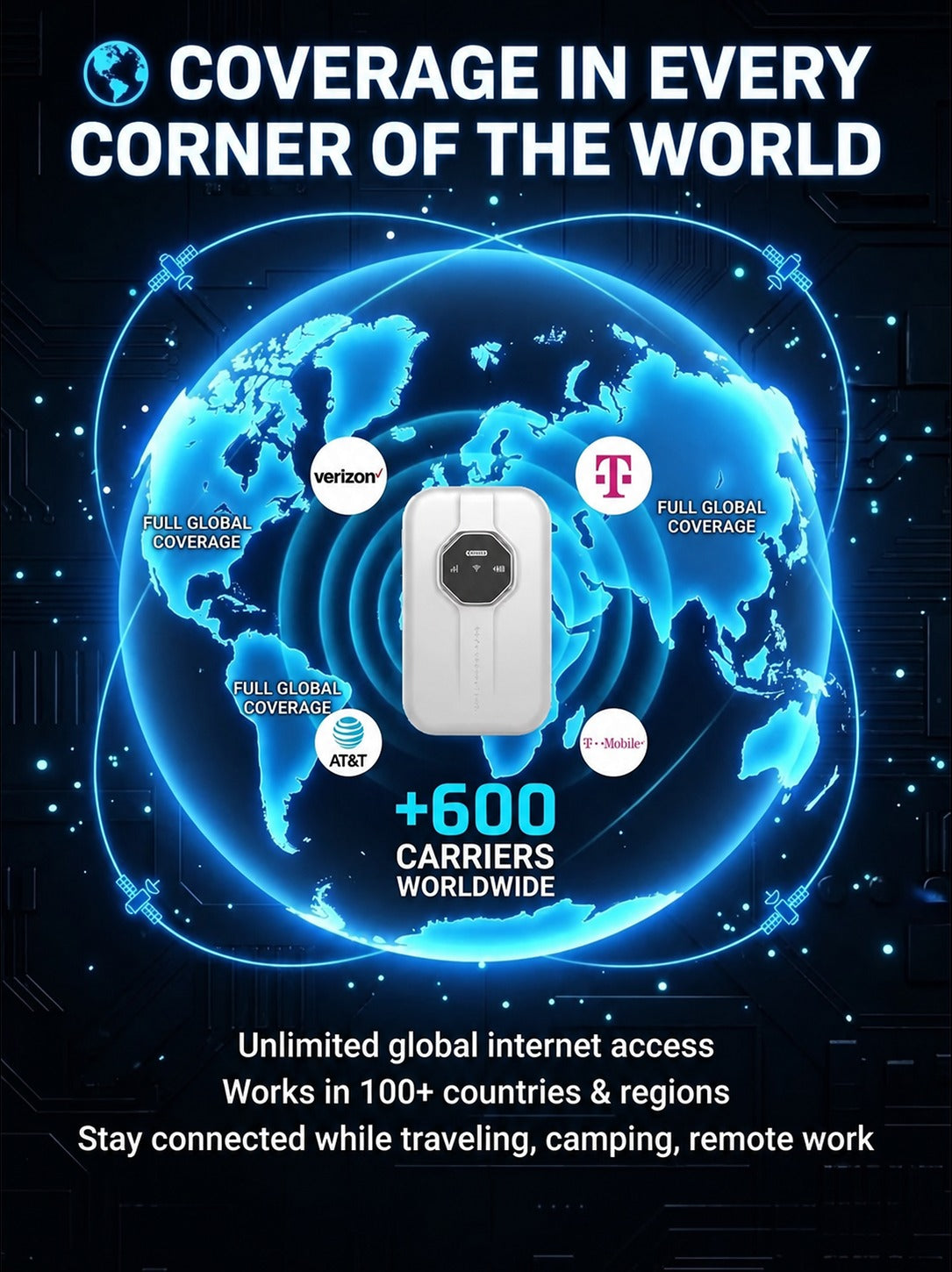 [Global Coverage] Boundless Portable Wi-Fi– 🛜