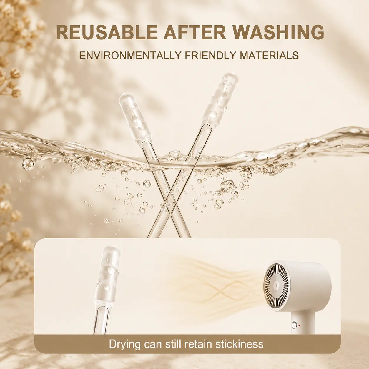 Reusable Sticky Ear Cleaning Stick for Gentle Ear Hygiene