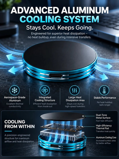 🔥HOT SALE🔥C Magnetic Portable SSD – Anti-Lost External Solid State Drive