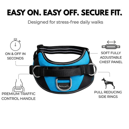 🔥Last Day 50% OFF ❤️No-Pull Dog Harness – 3-Point Leash Control. Reflective & Adjustable