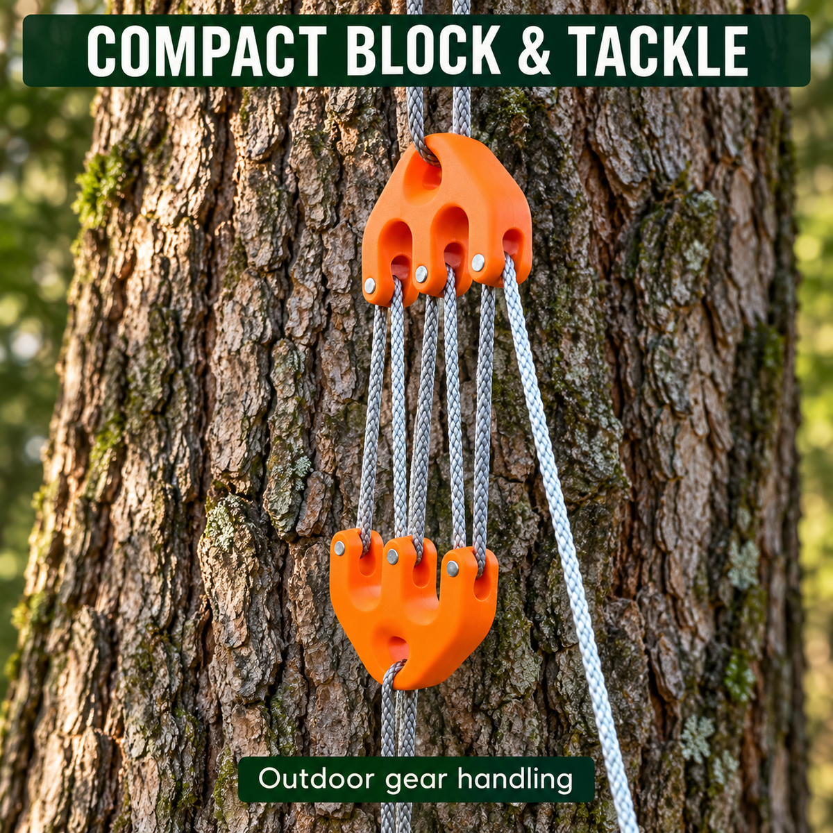 Game & Gear Hoist - Block and Tackle System
