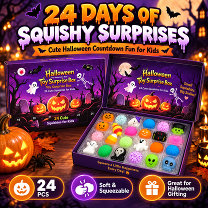 Hot sales🔥24-Piece Halloween Squishy Surprise Box