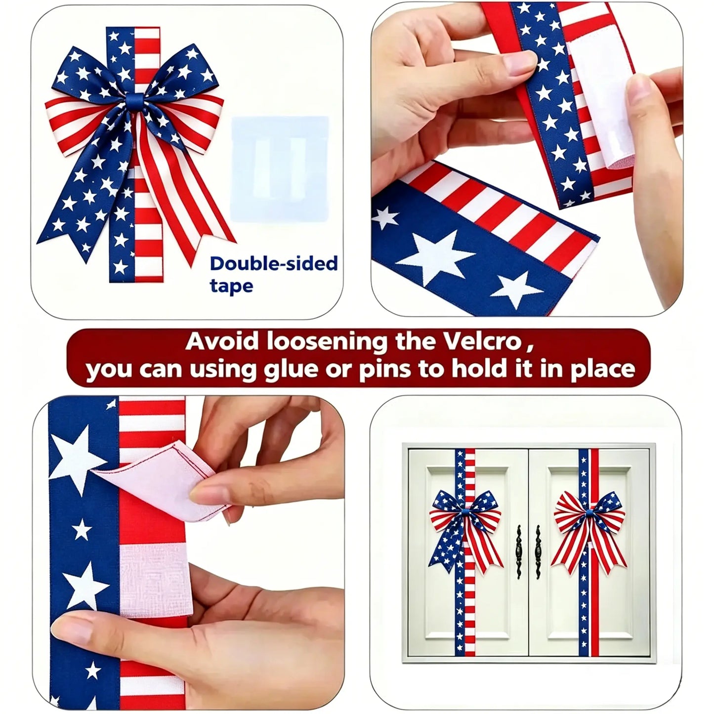 Holiday Independence Day & Memorial Day Cabinet Door Fringe