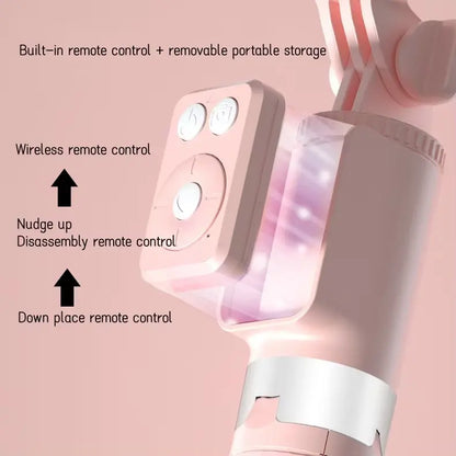 67-Inch Adjustable Portable Retractable Foldable Selfie Stick Tripod
