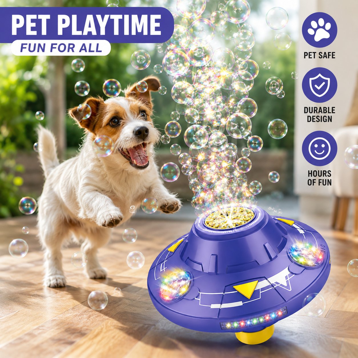 UFO Moving Bubble Machine