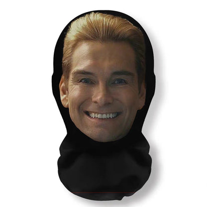 🤣3Pcs Funny Printed Full Face Mesh Mask – Breathable Cosplay Hood for Parties & Street Style！