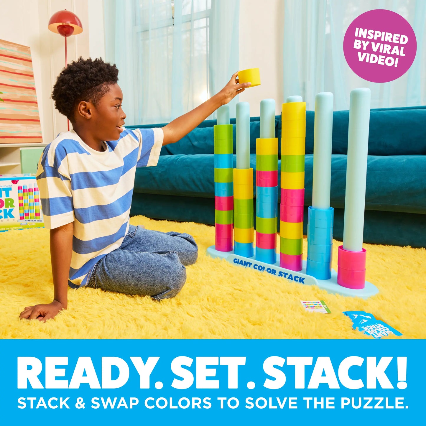 Color Stack Challenge - Fast-Paced Color Matching Puzzle Game for Parties and Family Night
