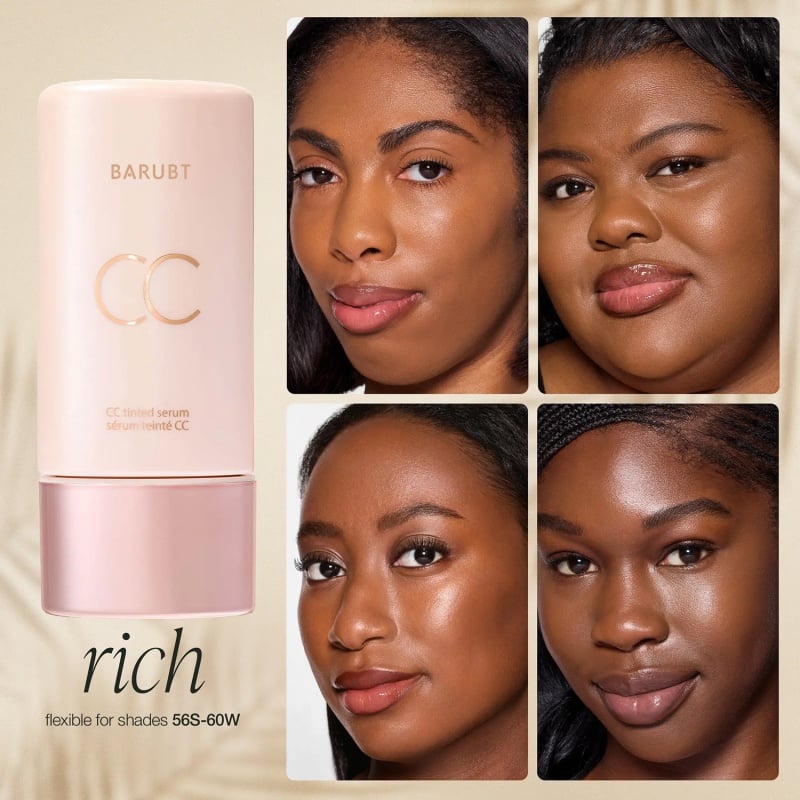 Summer skin essentials — — - CC color-correcting tinted serum + creaseless SPF 30 mineral setting powder