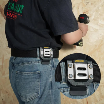 🔥[49% OFF]Drill Holder Belt Clip | Heavy-Duty & Hands-Free | Instant Tool Access for Pros
