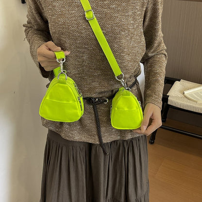 Triangular expansion bag telescopic bag