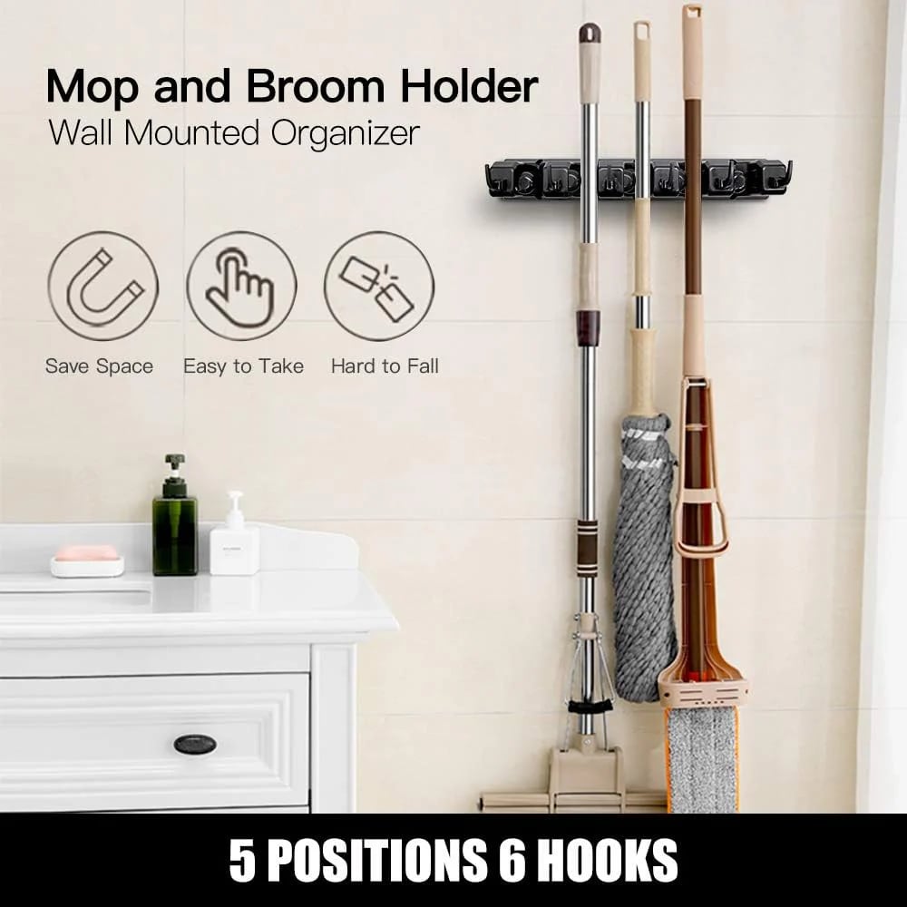 4 Slot & 5Hook Wall Mounted Holder