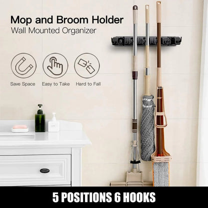 4 Slot & 5Hook Wall Mounted Holder