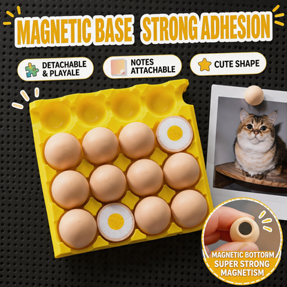 Buy 1 Get 1 Free🥚Egg Carton Fridge Magnet Set