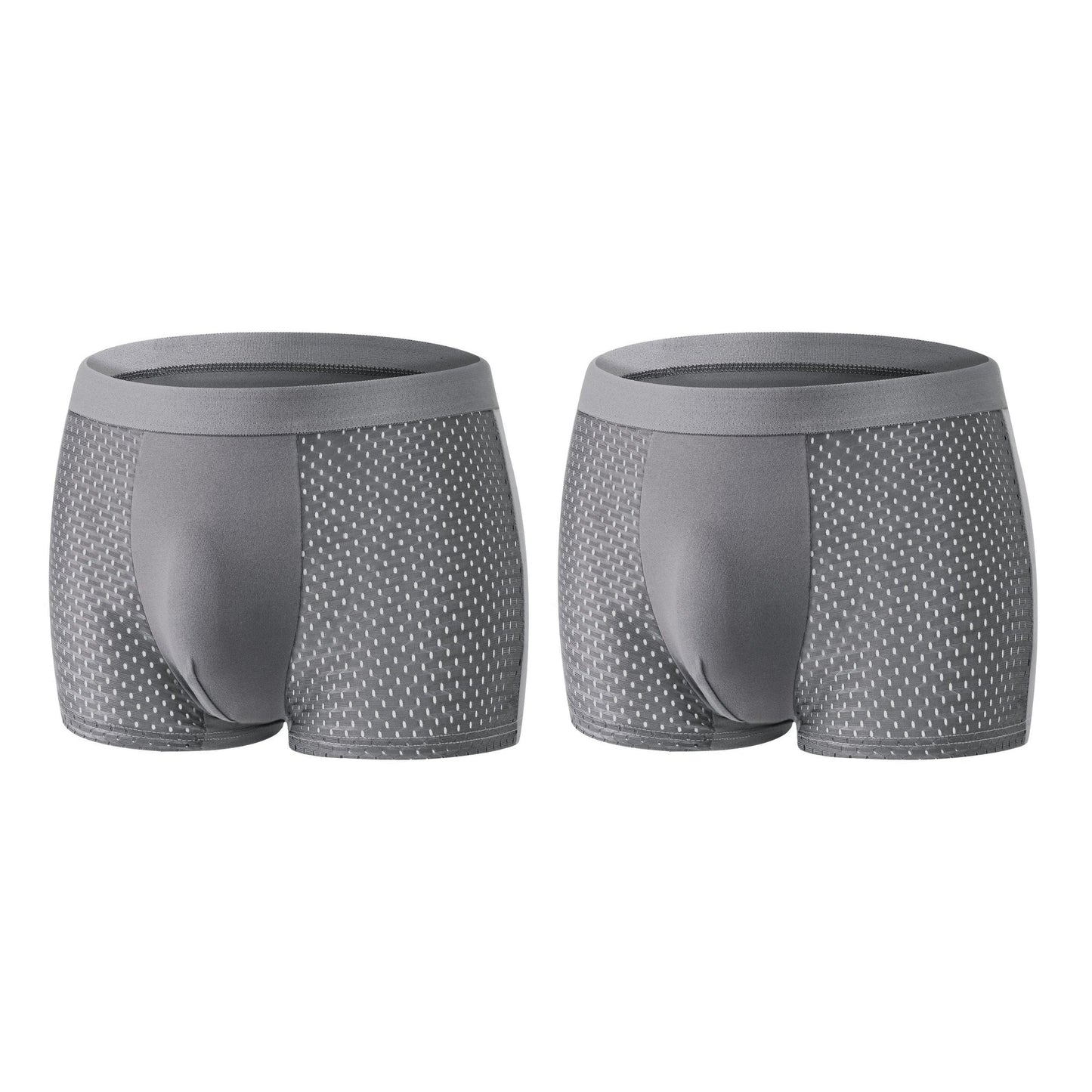 🔥 Bestseller Premium Leakproof Ice Silk Mesh Men's Boxer Briefs